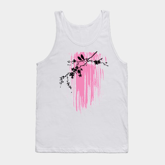 Cherry Blossoms Tank Top by SWON Design